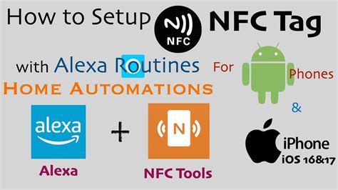 nfc tag alexa routine iphone|Alexa nfc tags.